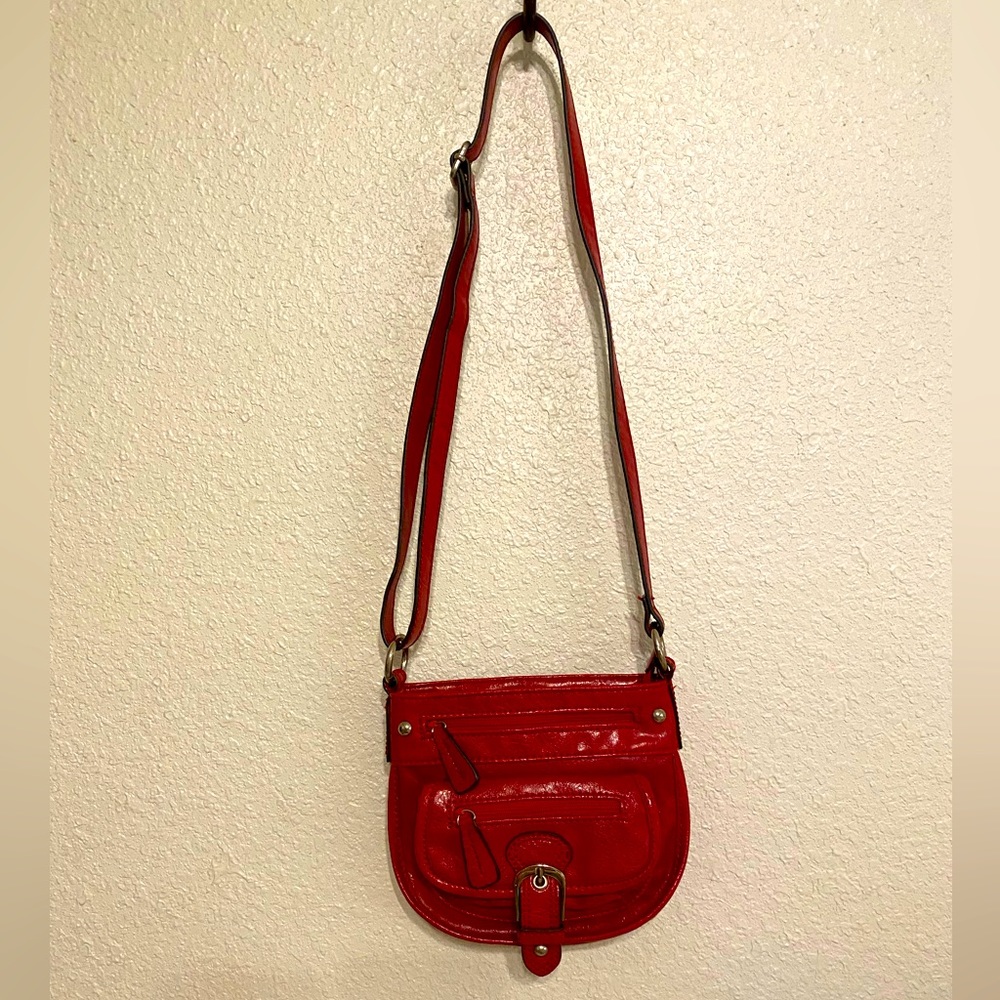 Access by Liz Claiborne Red Adjustable Crossbody Y2k